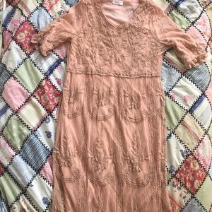 Pink Lace Dress